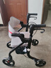康興達老年人助行器手推車(chē)多功能輔助鍛煉助步車(chē)四輪可坐走路學(xué)步行走車(chē) 曬單實(shí)拍圖