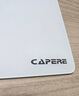CAPERE(鎧雷)防水全鋼化微蝕刻玻璃游戲鼠標墊加厚中號防滑PU底電競 玻璃墊【星耀黑】小號350x250x6mm 曬單實(shí)拍圖