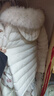 FDR 旗艦店 內膽外套男90白鴨絨毛領(lǐng)情侶輕薄連帽排骨羽絨服女款冬季 米白色(可拆卸毛領(lǐng)) M 曬單實(shí)拍圖