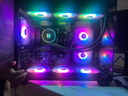 AOCCG392B黑色 MATX游戲臺式電腦主機箱 支持360水冷/無(wú)立柱270°海景房/9風(fēng)扇位/左右分倉 曬單實(shí)拍圖