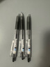 百樂(lè )（PILOT）JUICE果汁筆按動(dòng)黑色中性筆高顏值0.5簽字筆黑筆水筆學(xué)生考試刷題水性筆辦公用品文具套裝 5支 曬單實(shí)拍圖