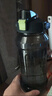 斐月伽健身杯吸管水杯大容量2000毫升高顏值塑料冷水壺學(xué)生男女大杯耐摔 黑色 1500ml 曬單實(shí)拍圖