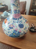 景德鎮(zhèn)仿古手繪青花瓷花瓶擺件客廳輕奢博古架陶瓷花器裝飾工藝品 青花斗彩賞瓶（高33cm寬23cm） 曬單實拍圖