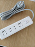 【京東物流】家用智能排插米用家用USB插座板插線(xiàn)板電源多功能開(kāi)關(guān)插排接線(xiàn)板插板 14孔【4插位 2.8米】 曬單實(shí)拍圖