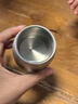 GEEGO兒童迷你水杯304不銹鋼幼兒園寶寶學(xué)飲杯直飲杯雙層加厚防燙杯子 迷你水杯小兔款加厚【304鋼】 曬單實(shí)拍圖