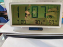 康巴絲電子鬧鐘背光大鬧鈴智能家用學(xué)生多功能溫濕度計大屏床頭鐘 開(kāi)學(xué)季升學(xué)必備 S5040A白色 曬單實(shí)拍圖