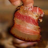 蜀臘人家老臘肉四川風(fēng)味特產(chǎn)柴火煙熏川式老熏五花肉年貨送禮烹飪食用496g 曬單實(shí)拍圖