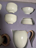 金鑲玉仿宋汝窯茶具套裝 可養開(kāi)片家用陶瓷茶壺茶杯喝茶泡茶套裝禮盒裝 光華仿宋汝窯茶具套裝 12頭 曬單實(shí)拍圖