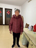 唐致中老年羽絨服女短款新中式國風(fēng)加厚媽媽冬裝老人奶奶太太冬季外套 安可拉紅 2XL 【建議106-120斤】 曬單實(shí)拍圖