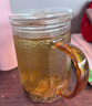 雅集筑茗玻璃茶杯茶水分離玻璃杯帶蓋帶玻璃內膽辦公家用耐熱泡茶杯 曬單實(shí)拍圖