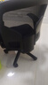 得力（deli）4900S 人體工學(xué)靠背辦公椅/電腦椅/職員椅 可升降轉椅舒棉坐墊 黑 曬單實(shí)拍圖