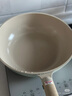 炊大皇 炒鍋防粘易潔陶瓷平底多用炒菜鍋30cm 磁爐通用糯米團綠NM30CGL 曬單實(shí)拍圖