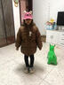 G.duck女童冬季加厚棉襖2025新款羽絨棉服韓版中長(cháng)款兒童外套輕薄棉衣潮 卡其色 90 cm 曬單實(shí)拍圖