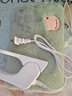 彩虹暖手寶熱水袋 電熱暖手寶暖肚子暖水袋暖腳暖身暖手寶寶充電 綠色 曬單實(shí)拍圖