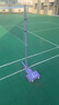 動(dòng)聯(lián)無(wú)界羽毛球網(wǎng)架鑄鐵底座帶滾輪可移動(dòng)標準一副羽毛球網(wǎng)柱便攜式加支架 6.1m BP80-全鋼材質(zhì)80kg/副 紫色 曬單實(shí)拍圖