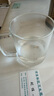 京東京造 玻璃杯 耐熱耐高溫泡茶水杯咖啡牛奶刻度杯子500ml 曬單實(shí)拍圖