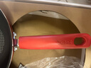 特福（Tefal）炒鍋家用不粘鍋平底炒鍋28cm炒鍋電磁爐燃氣灶通用有鈦 曬單實(shí)拍圖