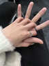 紀思梵輕奢時尚首飾情侶戒指對戒指表白生日禮物紀念日送女朋友高級實用 情侶戒指（順豐空運極速達） 曬單實拍圖