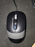 雙飛燕（A4TECH）FM10 飛時(shí)代 有線(xiàn)鼠標 筆記本臺式電腦辦公家用便攜鼠標 防滑雙色裙翼 USB接口 遂空灰 曬單實(shí)拍圖