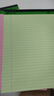 凱薩(KAISA)A4拍紙本彩色內頁(yè) 50張上翻記事本legalpad筆記本子4本裝KS10386 曬單實(shí)拍圖