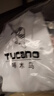 啄木鳥（TUCANO）襯衫男士夏季短袖襯衣商務正裝純色休閑時尚百搭男裝 白色 3XL 曬單實拍圖