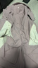 森馬（Semir）陳都靈|防護(hù)外套女中長款寬松撞色秋裝戶外通勤夾克101524109001 曬單實(shí)拍圖