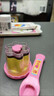 君楷咪露布丁喂食玩具果凍模型草莓便當拉面過(guò)家家兒童女孩生日禮物 【精美卡裝】喂食玩具四件套 曬單實(shí)拍圖