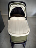 InnoTruth輕羽嬰兒車(chē)睡籃推車(chē)二合一0-3歲用可折疊輕便可坐可躺帶減震0至6 4代青芥綠【二合一】推車(chē)+睡籃 曬單實(shí)拍圖
