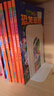 離草 書(shū)立架書(shū)架桌上書(shū)擋板書(shū)靠書(shū)支架置物架隔書(shū)靠書(shū)板書(shū)隔板T型架子金屬鐵書(shū)立 珍珠白（高17.2cm） 曬單實(shí)拍圖