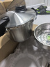 菲仕樂(lè )高壓鍋德國制造味達快高速快鍋壓力鍋防爆高壓鍋燃氣灶電磁爐通用 【璀璨】4.5L(含屜和三角架) 22cm 曬單實(shí)拍圖