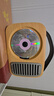 巫 （wu） 單曲人生2.0二合一CD機 復古藍牙音箱 CD播放機留聲機便攜迷你組合家庭小掛壁式音響 原木色2.0版 曬單實(shí)拍圖