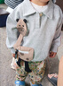 G.DUCKKIDS小黃鴨兒童套裝男童秋季衛衣兩件套運動(dòng)1-2歲寶寶衣服男孩春秋裝 F253205立領(lǐng)灰色 90 建議9個(gè)月-1歲20-25斤 曬單實(shí)拍圖
