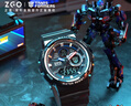 正港（ZGO）變形金剛 電子手表男學(xué)生防水運動(dòng)初中高中生青少年手表  871黑 曬單實(shí)拍圖