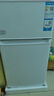 海爾（Haier）88升小冰箱冰箱雙開(kāi)門(mén)小戶(hù)型迷你家用租房宿舍辦公室節能省電BCD-88GHTMZ0WV家電國家補貼15% 曬單實(shí)拍圖