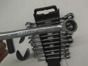 綠林開(kāi)口扳手梅花棘輪扳手鏡面呆梅開(kāi)兩用快速扳手自動(dòng)兩用扳手 12件兩用棘輪套裝（6-19mm）+量規+加力棒 曬單實(shí)拍圖