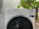 美的（Midea）洗烘套裝 10KG滾筒洗衣機+變頻熱泵烘干機【清風(fēng)明月2.0洗烘塔】MGH20A-W+AIR 純平全嵌 國家補貼 曬單實(shí)拍圖