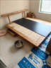 葉余實(shí)木床主臥日式雙人床簡(jiǎn)約榻榻米北歐高箱床閣樓床地臺床矮床柏木 W18榻榻米 1500mm*2000mm框架結構 曬單實(shí)拍圖