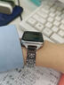 倍秋適用apple watch s11表帶s10新款滿(mǎn)天星蘋(píng)果手表帶s9腕帶金屬iWatch s8高級s7/s6/s5/se女士手鏈 滿(mǎn)天星鋼帶-銀色+送表帶拆卸器 適用：38/40/41/42表盤(pán)4 曬單實(shí)拍圖