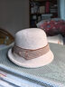 JIASHENGXI 帽子女秋冬季新款韓版氈帽圓頂時(shí)尚翹邊小禮帽女士羊毛盆帽百搭 曬單實(shí)拍圖