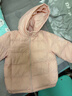 雪中飛兒童羽絨服男女童裝新款秋冬季加厚保暖外套百搭面包服 柔粉色 120 曬單實(shí)拍圖