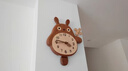 美世達（MEISD）實(shí)木掛鐘客廳掛墻裝飾時(shí)鐘2025新款現代輕奢家用龍貓電視墻鐘表 約90%選擇【實(shí)木款】龍貓：32x42cm（胡桃色實(shí)木） 曬單實(shí)拍圖