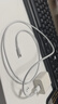 華為原裝6A數據線(xiàn) USB Type-A轉USB Type-C/1m線(xiàn)長(cháng)/支持66W（11V6A）充電 白色CC790 曬單實(shí)拍圖