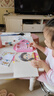 親巴貝公主化妝包玩具DIY兒童手工制作換裝貼紙書3-6歲女童女孩生日禮物 曬單實(shí)拍圖