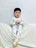 ELLE BABY兒童秋衣秋褲寶寶內衣套裝嬰童睡衣純棉A類(lèi)保暖秋冬季可機洗 深海趣游 120 【推薦身高110cm-120cm】 曬單實(shí)拍圖