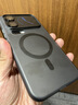 ESCASE適用小米17ProMax手機殼磁吸xiaomi17promax全包保護套IML磨砂半透軟邊防摔防滑防指紋簡(jiǎn)約透黑 曬單實(shí)拍圖