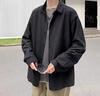 GENIOLAMODE森馬集團(tuán)長袖襯衫男簡約純色寬松休閑垂順百搭翻領(lǐng)工裝襯衫 曬單實(shí)拍圖