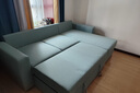 宜家（IKEA）BARSLOV寶施略三人布藝沙發(fā)床客廳小戶(hù)型折疊兩用沙發(fā)床 米色/灰色沙發(fā)床 曬單實(shí)拍圖