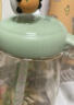 貝親兒童牛奶杯1-3歲寶寶喝水喝奶PPSU直飲奶瓶雙吸管水杯 綠色330mL 曬單實(shí)拍圖