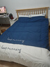 雅夢(mèng)妃被子被芯加四件套和枕芯雙人床上用品純棉被褥全套一整套帶褥子三 running深藍 1.5m床 床單款 四件套+8斤被芯+枕頭+床褥 曬單實(shí)拍圖