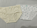 FitonTon內褲女士純棉10A級抑菌襠甜美碎花少女內褲三角短褲4條 曬單實(shí)拍圖